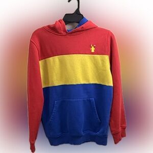 Dutch Bros Red and Blue Fleece Hoodie